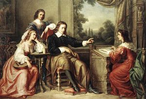 Milton Dictates The Lost Paradise To His Three Daughters