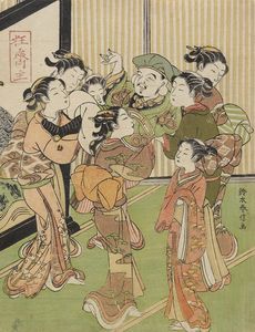 Sette donne che trasportano Daikoku Dio