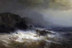 Shipwreck On The Stormy Coast