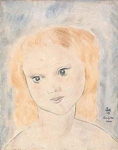 Portrait De Fillette Blonde