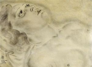 Reclining Nude, Head And Shoulders