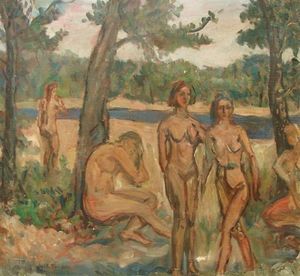 Nudes In Landscape