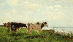 Cows By The Waters' Edge