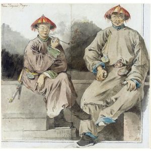 Van Tagin's Page With Another Mandarin Attendant
