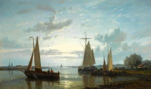 Fishing Boats On The Scheldt