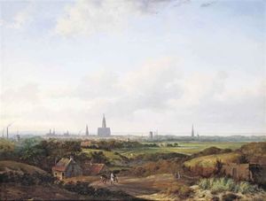 A Panoramic View Of Haarlem