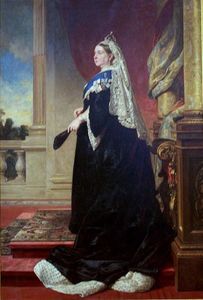 Portrait de Victoria du Royaume-Kingdomqueen Victoria Comme Veuve