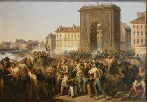combat de Ла Porte Saint-denis