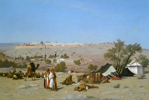 Jérusalem depuis les environs