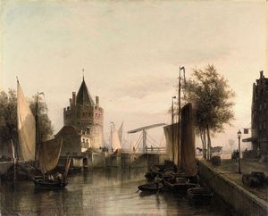 View Of Amsterdam, With The Schreierstoren