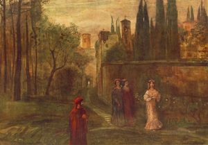 Dante's Meeting With Beatrice