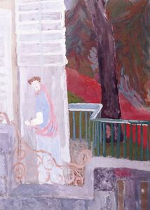 Woman On The Balcony