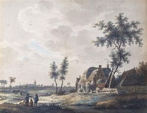 A Pair Of Views, Of Naarden And Weesp