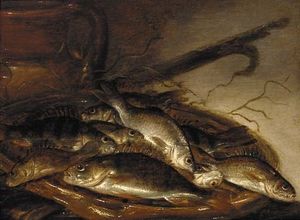 Pike And Perch On An Earthenware Dish