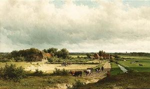 Cows In An Extensive Landscape