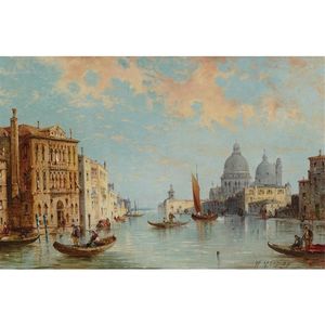 blick auf die grund  kanal  Venedig
