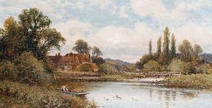 Pangbourne Weir, On The Thames