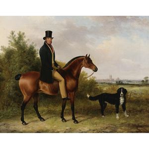 John Peale On His Favorite Hunter And A Dog