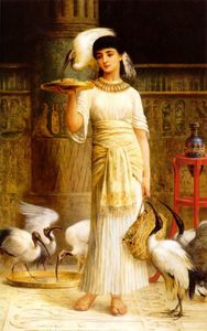 Alethe Attendant des Heiligen Ibis im Tempel der Isis in