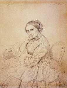 Madame Jean Auguste Dominique Ingres born Delphine Ramel