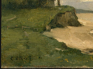 Beach near Etretat (detail 1) -