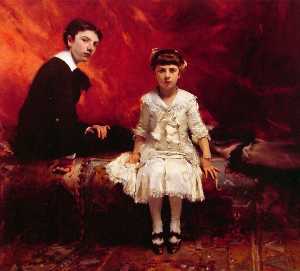 Portrait of Edouard and Marie - Loise Pailleron