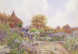 Un inglés campo jardín