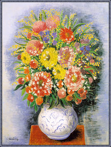Bouquet de Fleurs et Variees Mimosa