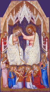 The Coronation of the Virgin - Central Main Tier Panel