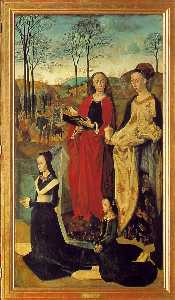 Portinari - Sts. Margaret and Mary Magdalene with Maria Portinari