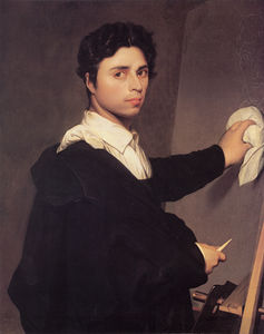 Copy after Ingres-s Self Portrait