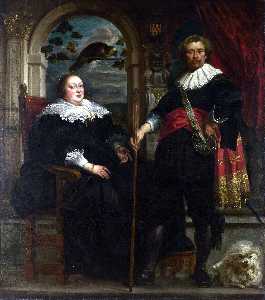 ritratto Govaert van Surpele e sua moglie