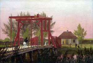Il Ponte levatoio del Nord alla Cittadella di Copenhagen