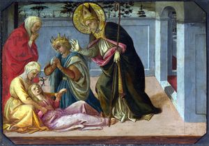 Saint Zeno exorcising the Daughter of Gallienus