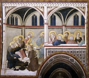 Assisi-gewölbe Die Fußwaschung