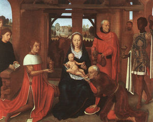 The adoration of the magi, brügge