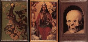 late - Triptych of Earthly Vanity and Divine Salvation (rear)