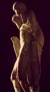 Pietà Voll blick aus figures' links