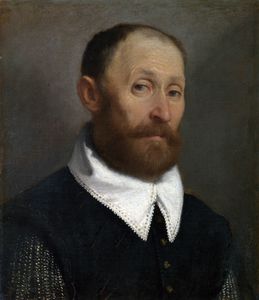 Portrait of a Man with Raised Eyebrows