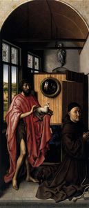 triptych-The Werl Altarpiece (left wing)