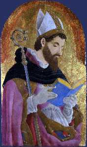 A Bishop Saint, perhaps Saint Augustine