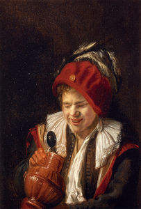 Kannekijker a youth with a jug