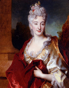 Largillierre Nicolas de Porträt einer Dame