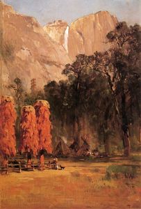 Indiano campo Yosemite