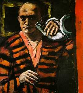 Self-Portrait with Horn, Collection Dr. a