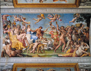 Il trionfo di Bacco e Arianna. .Galleria Farnese