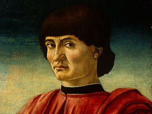 Portrait of a Man, c.1450, Detalj 1, NG