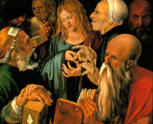 Christ among the doctors,1506, fundacion coleccion thy