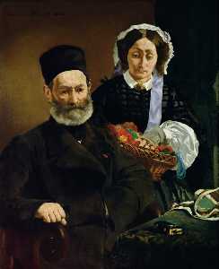 Portrait of M. and Mme. Auguste Manet
