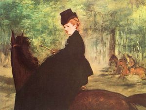 The Horsewoman, oil on canvas, Museum of Art, Sã